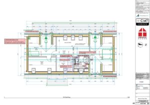 Detail design floor plan for Bespoke Dan-Wood timber frame new build house