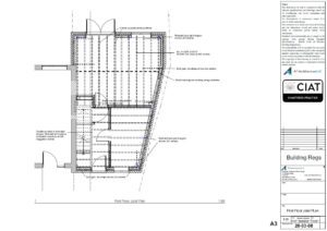 Detail design floor joist plan for new build house