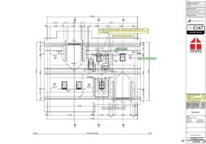 First floor plan for a bespoke new build timber framed Danwood two storey house in Wales