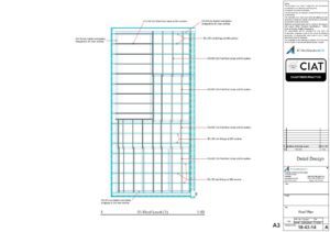 Roof plan of extension to club house in Gloucester