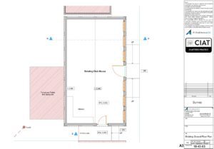 Survey of club house in Gloucester