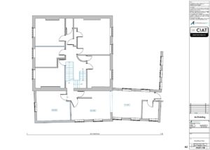 Survey floor plan conversion from commercial to flats to a listed building