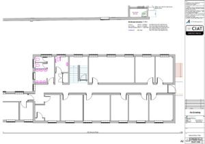 Survey floor plan conversion from commercial to flats to a listed building