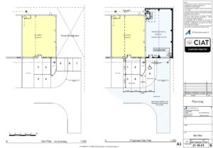 Planning floor plans for factory extension in Gloucester