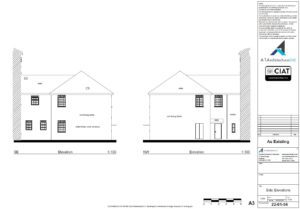 Survey elevations to large listed house in Gloucester